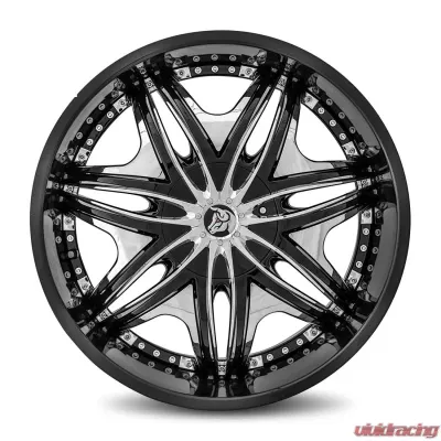 Diablo Wheels Morpheus Wheel 22x9.5 Blank 35 73.1 Gloss Black - MOR-229BLNK3573B